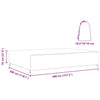 Outdoor Furniture Cover Black 400 x 300 x 70 cm 600D