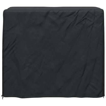 Firewood Rack Cover Black 61 x 122 x 106 cm 210D Oxford Fabric