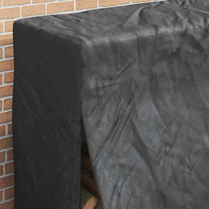 Firewood Rack Cover Black 61 x 122 x 106 cm 600D Oxford Fabric