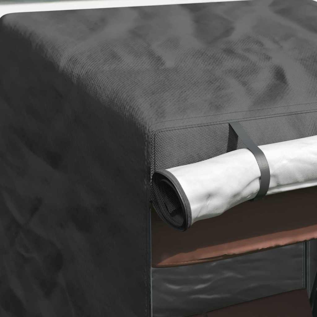 Outdoor Swing Cover Black 120 x 90 x 155 cm 210D Oxford Fbric