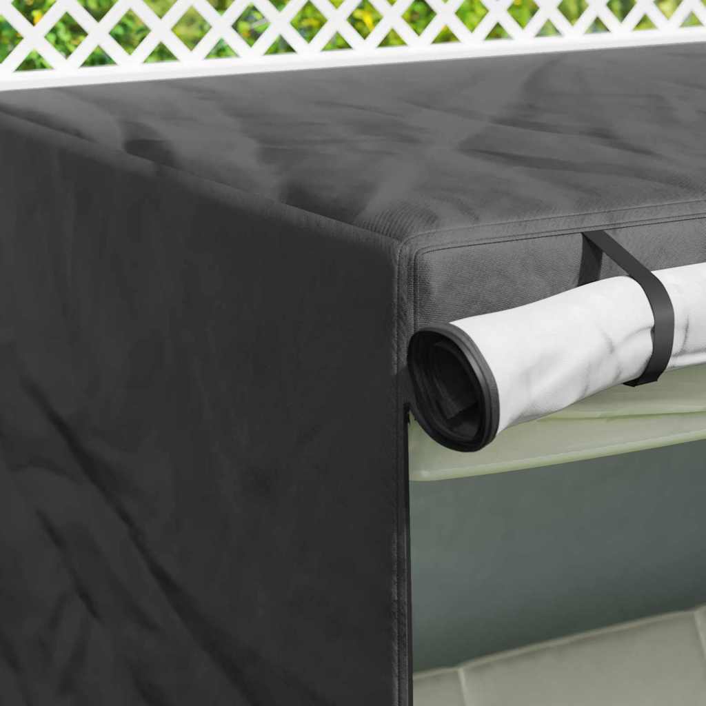 Outdoor Swing Cover Black 175 x 125 x 180 cm 420D Oxford fabric