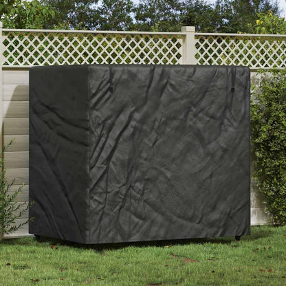 Outdoor Swing Cover Black 175 x 125 x 180 cm 600D Oxford Fabric