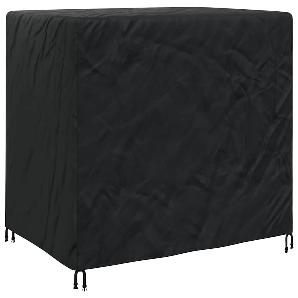 Outdoor Swing Cover Black 175 x 125 x 180 cm 600D Oxford Fabric