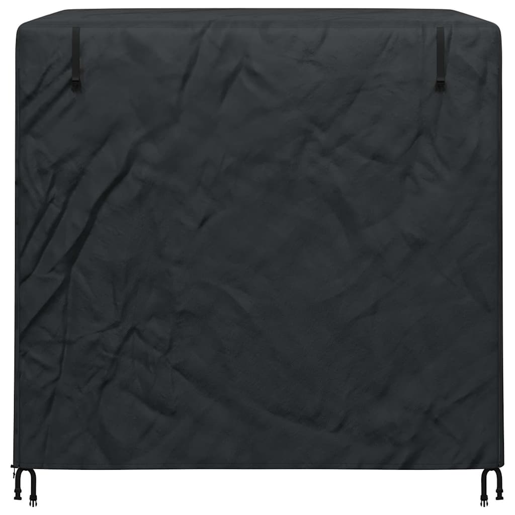 Outdoor Swing Cover Black 175 x 125 x 180 cm 600D Oxford Fabric