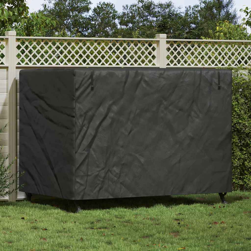 Outdoor Swing Cover Black 220 x 125 x 170 cm 210D Oxford Fbric