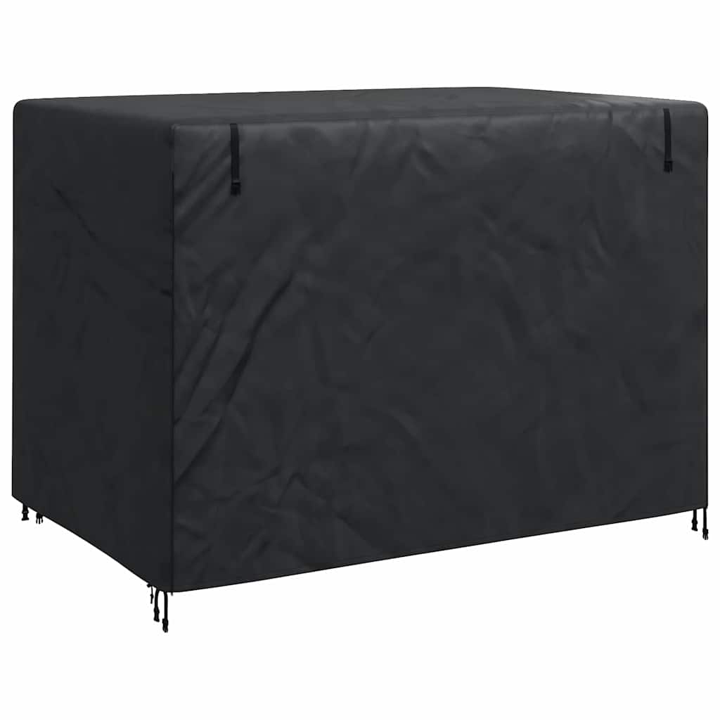 Outdoor Swing Cover Black 220 x 125 x 170 cm 210D Oxford Fbric