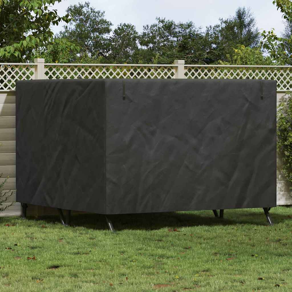 Outdoor Swing Cover Black 250 x 250 x 160 cm 420D Oxford Fbric