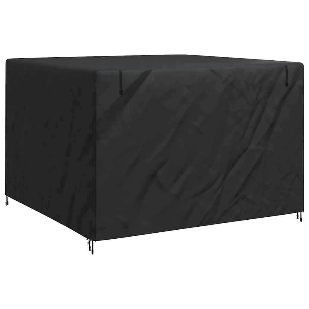Outdoor Swing Cover Black 250 x 250 x 160 cm 420D Oxford Fbric