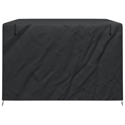 Outdoor Swing Cover Black 250 x 250 x 160 cm 420D Oxford Fbric