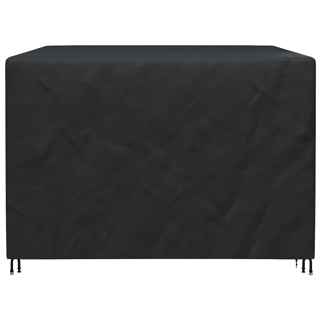 Outdoor Swing Cover Black 250 x 250 x 160 cm 600D Oxford Fbric