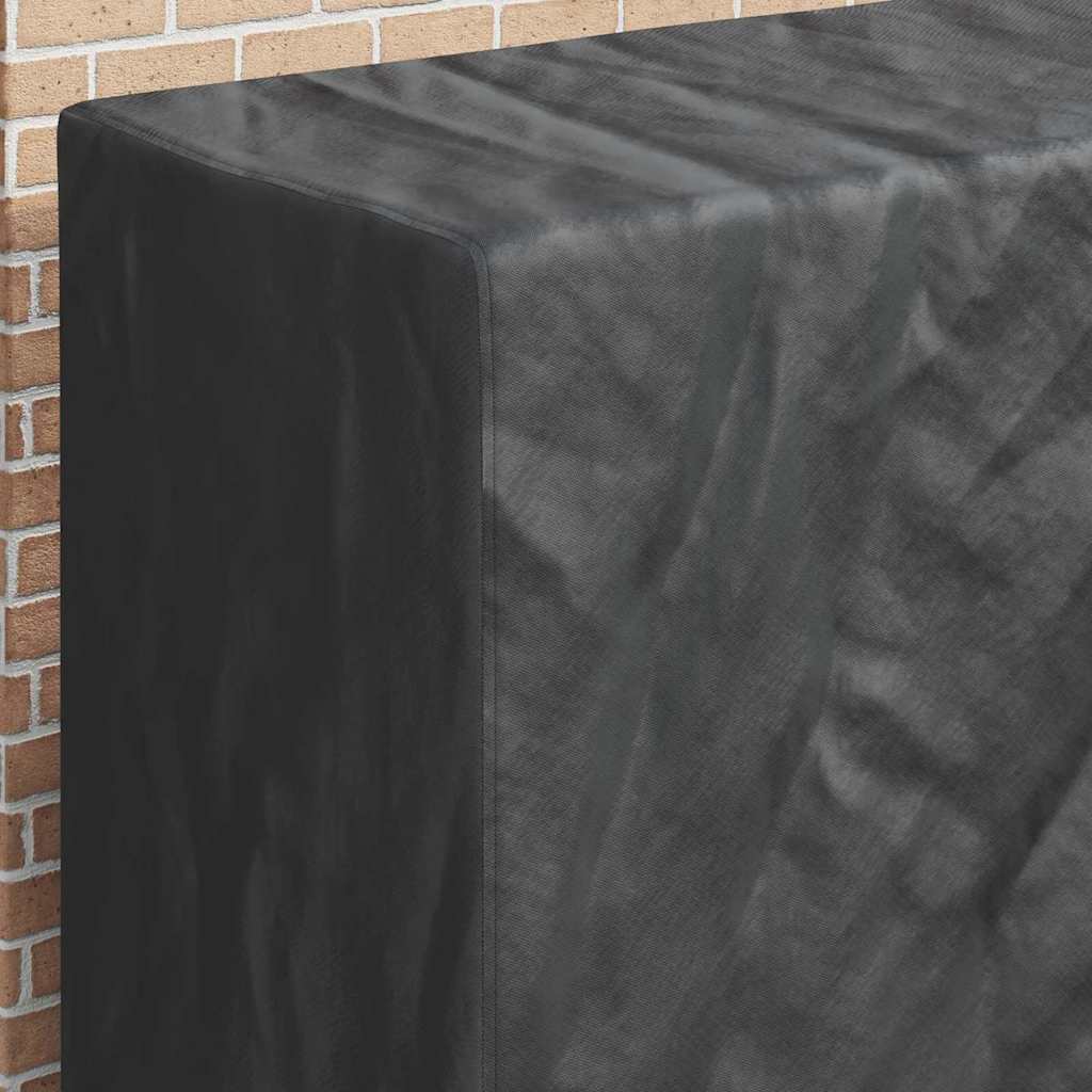 Pingpong Table Cover Plain Black 165 x 70 x 185 cm Fabric