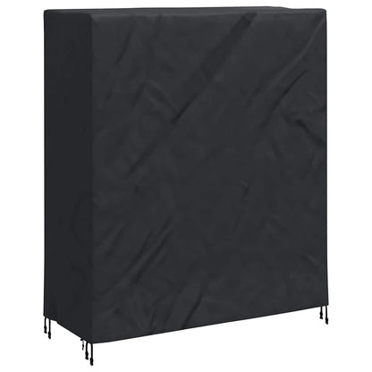 Pingpong Table Cover Plain Black 165 x 70 x 185 cm Fabric