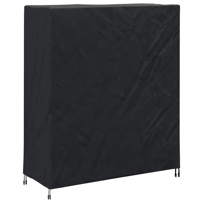 Pingpong Table Cover Plain Black 165 x 70 x 185 cm Fabric
