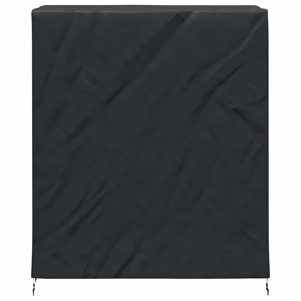 Pingpong Table Cover Plain Black 165 x 70 x 185 cm Fabric