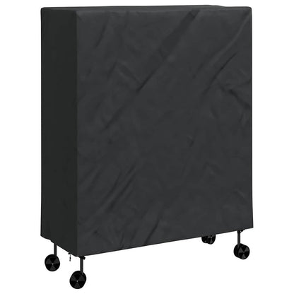 Pingpong Table Cover Plain Black 165 x 70 x 185 cm Fabric