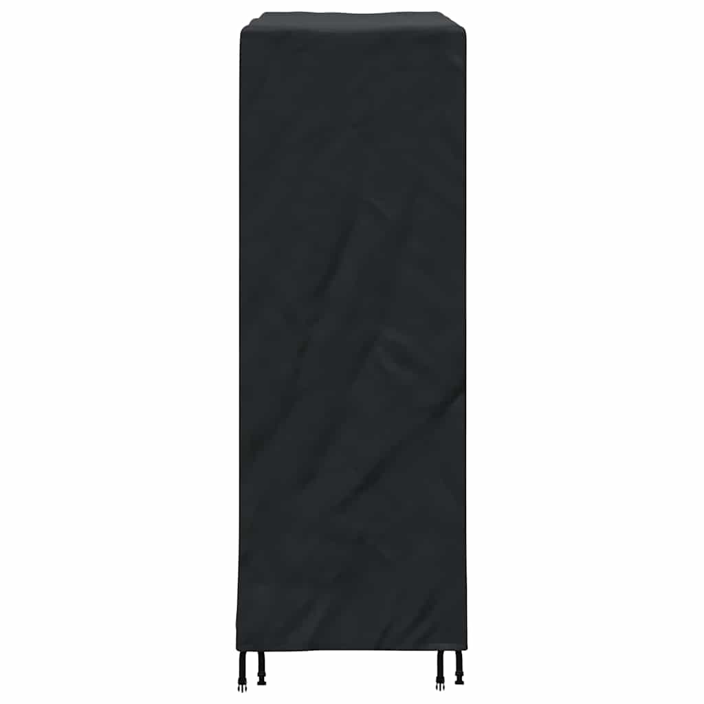 Pingpong Table Cover Plain Black 165 x 70 x 185 cm Fabric