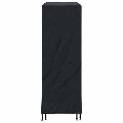Pingpong Table Cover Plain Black 165 x 70 x 185 cm Fabric