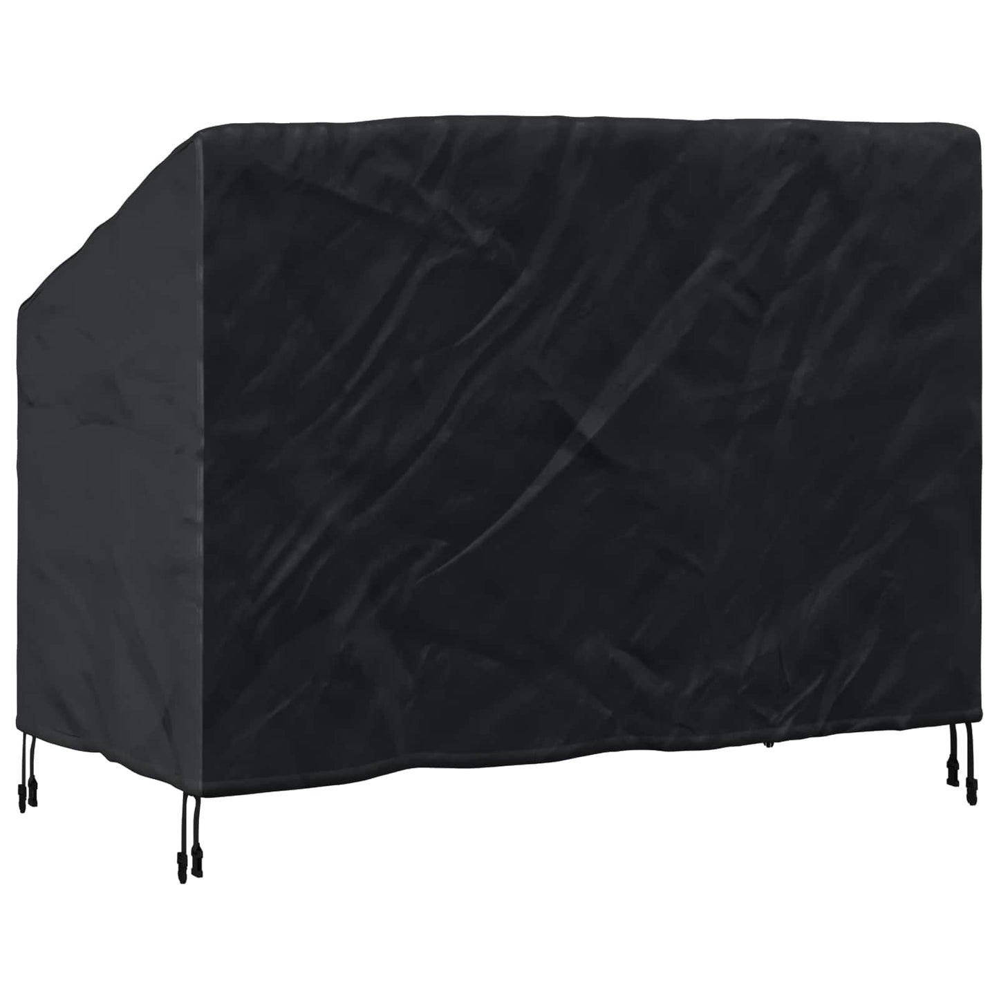Garden Bench Cover Black 134 x 70 x 65 / 94 cm 210D Oxford Fbric