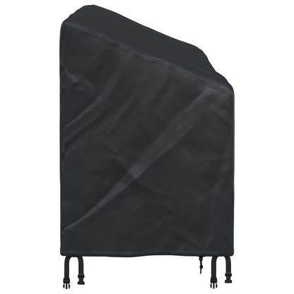 Garden Bench Cover Black 165 x 70 x 65 / 94 cm 210D Oxford Fbric