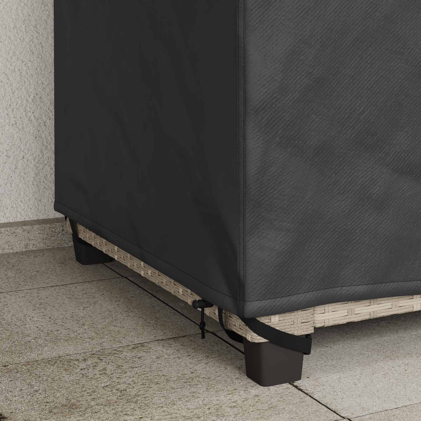 Garden Chair Cover Black 96 x 79 x 74 cm 210D Oxford Fbric