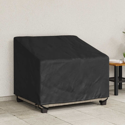 Garden Chair Cover Black 96 x 79 x 74 cm 600D Oxford Fbric