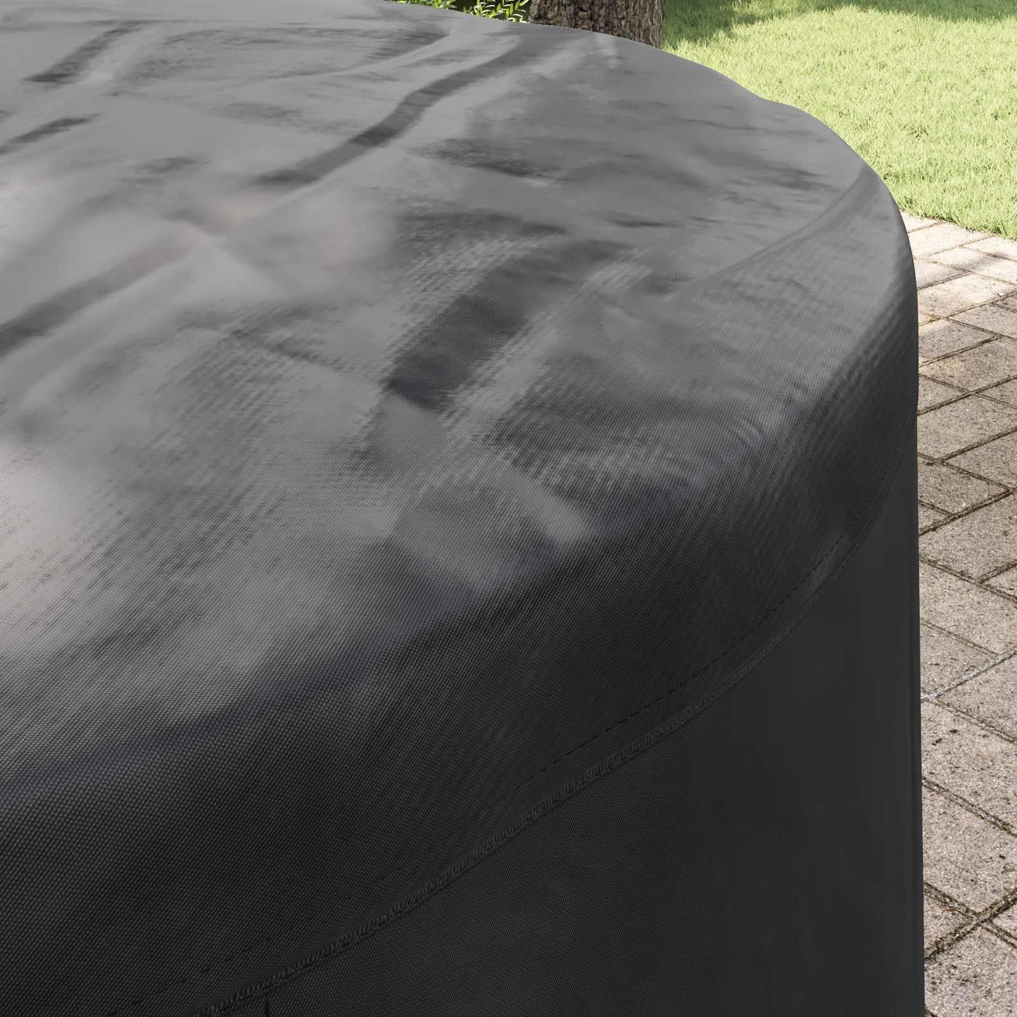 Furniture Cover Black 102 x 102 x 71 cm 210D Oxford Fbric