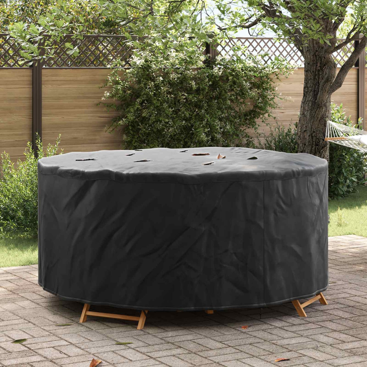 Furniture Cover Black 200 x 200 x 71 cm 210D Oxford Fbric
