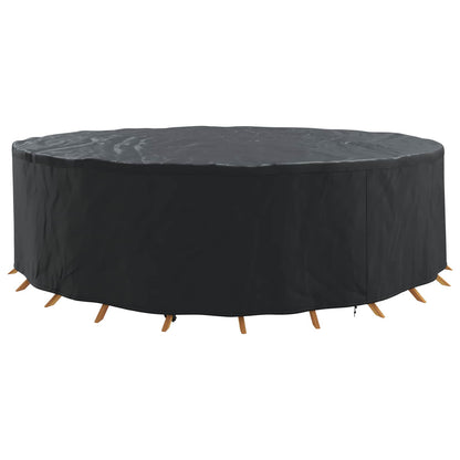 Furniture Cover Black 320 x 320 x 71 cm 600D Oxford Fbric