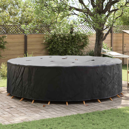 Furniture Cover Black 320 x 320 x 105 cm 420D Oxford Fbric