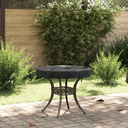 Outdoor Table Cover Black 72 x 72 x 10 cm 210D Oxford Fbric