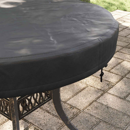 Outdoor Table Cover Black 82 x 82 x 10 cm 210D Oxford Fbric