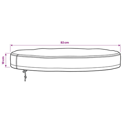 Outdoor Table Cover Black 82 x 82 x 10 cm 210D Oxford Fbric
