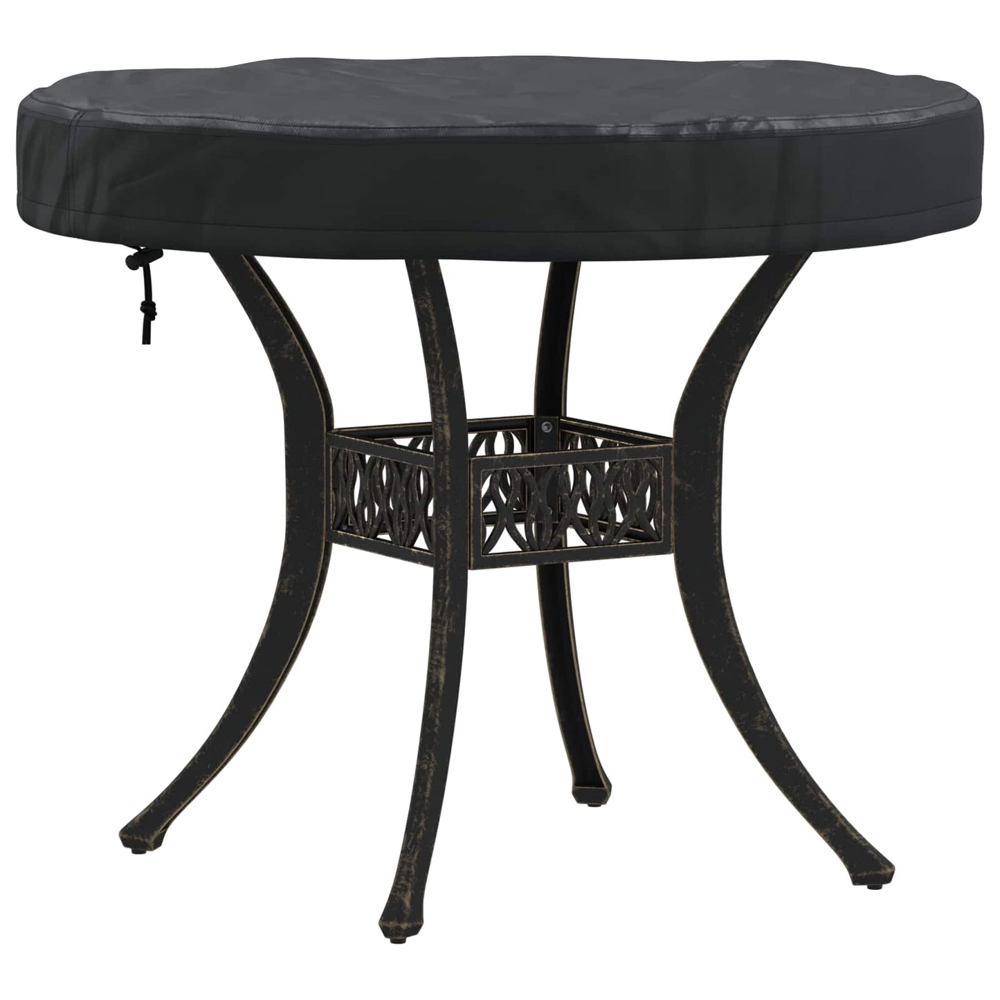 Outdoor Table Cover Black 82 x 82 x 10 cm 420D Oxford Fbric