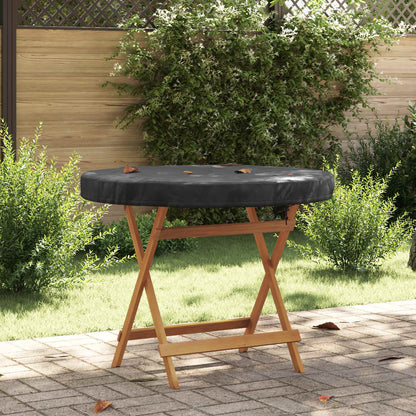 Outdoor Table Cover Black 112 x 112 x 10 cm 210D Oxford Fbric