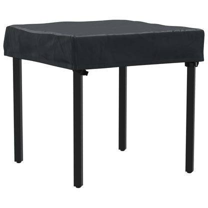 Table Cover Plain Black 62 x 62 x 15 cm Fabric