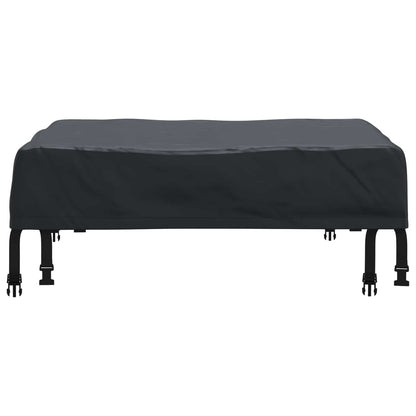 Table Cover Plain Black 62 x 62 x 15 cm Fabric