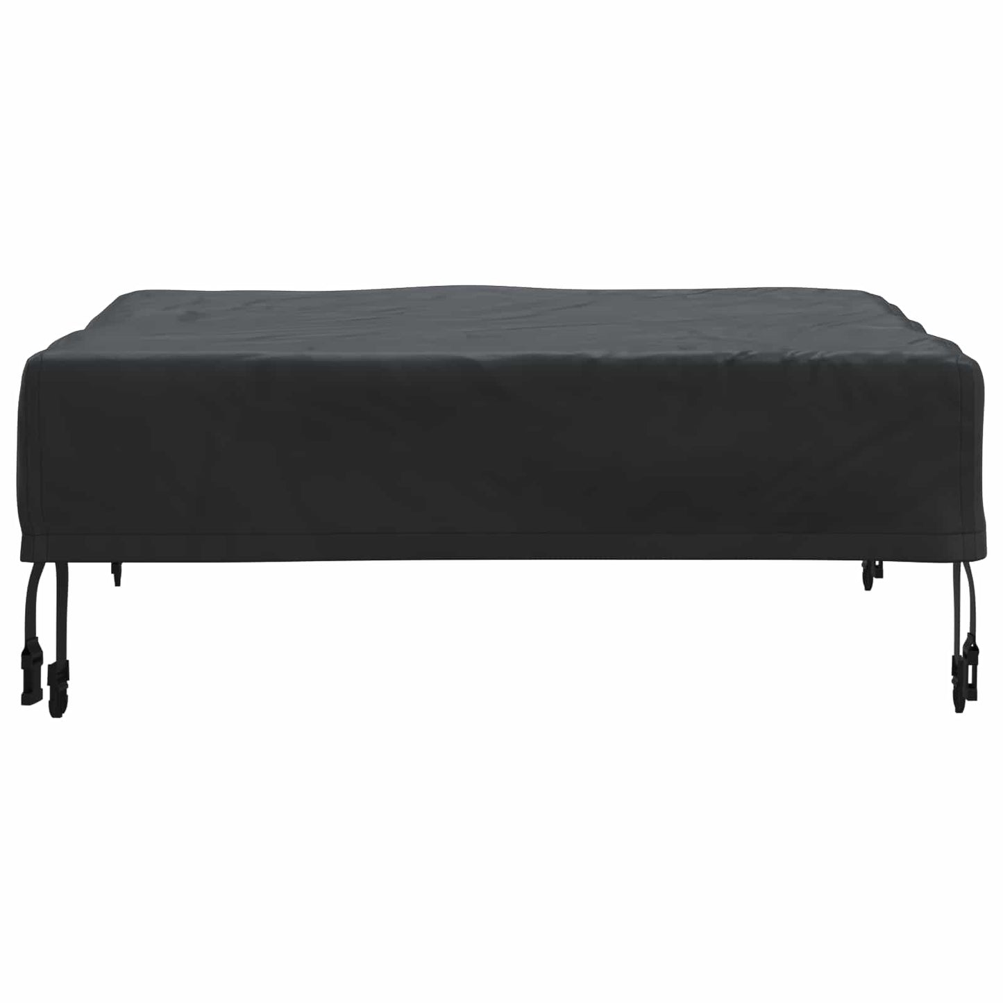 Table Cover Plain Black 62 x 62 x 15 cm Fabric