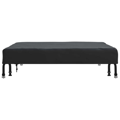Table Cover Plain Black 102 x 102 x 15 cm Fabric
