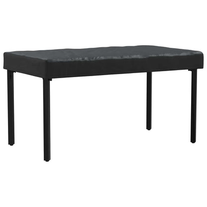 Table Cover Plain Black 122 x 72 x 15 cm Fabric