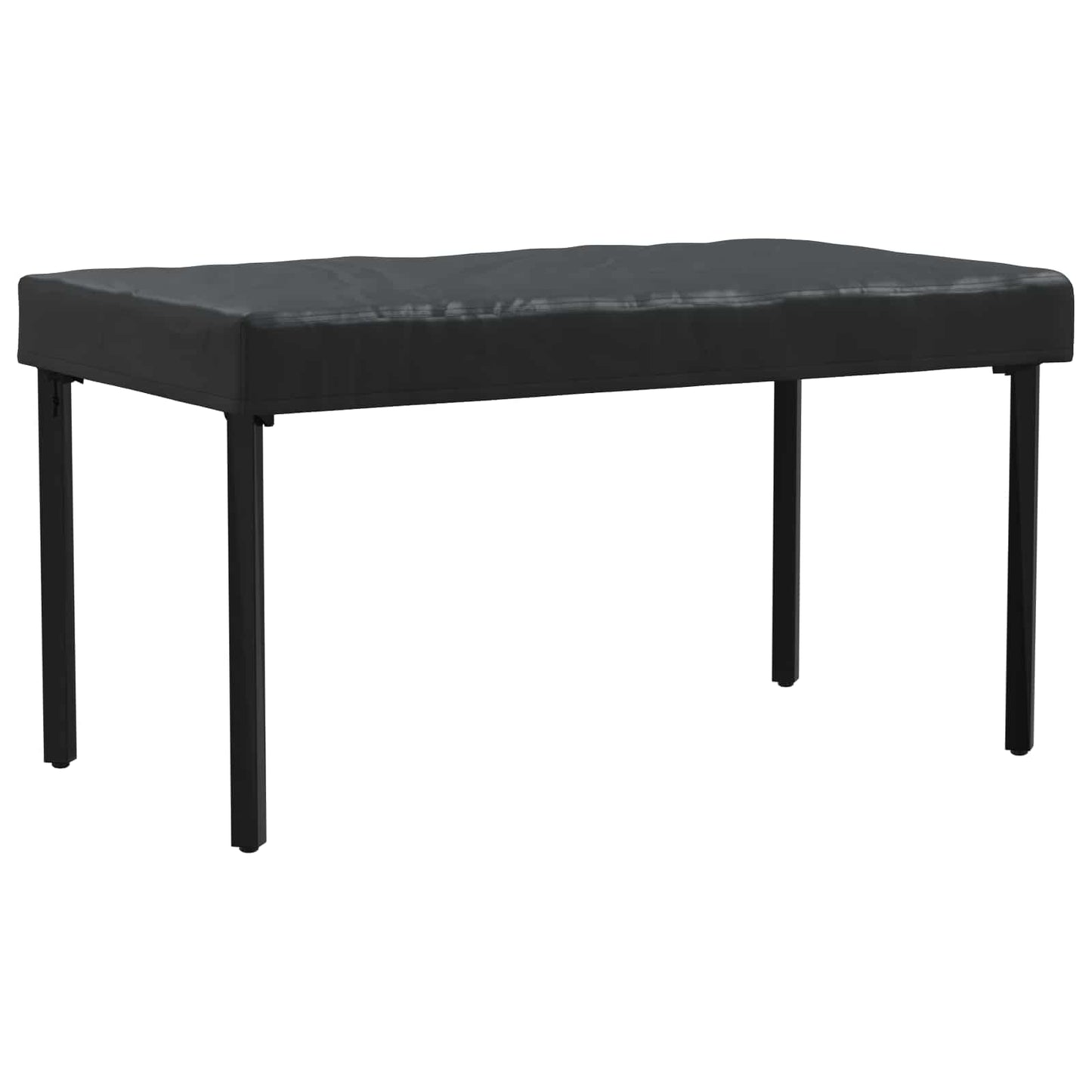 Table Cover Plain Black 152 x 92 x 15 cm Fabric
