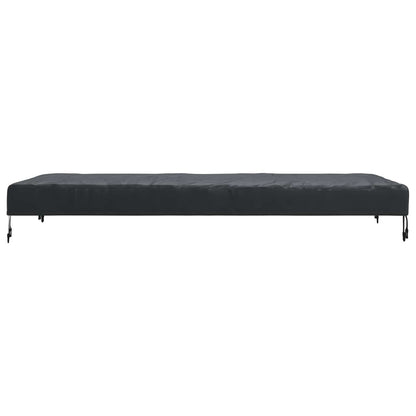 Table Cover Plain Black 182 x 92 x 15 cm Fabric