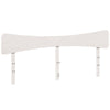 Bed Frame without Mattress White 200x200 cm Solid Wood Pine