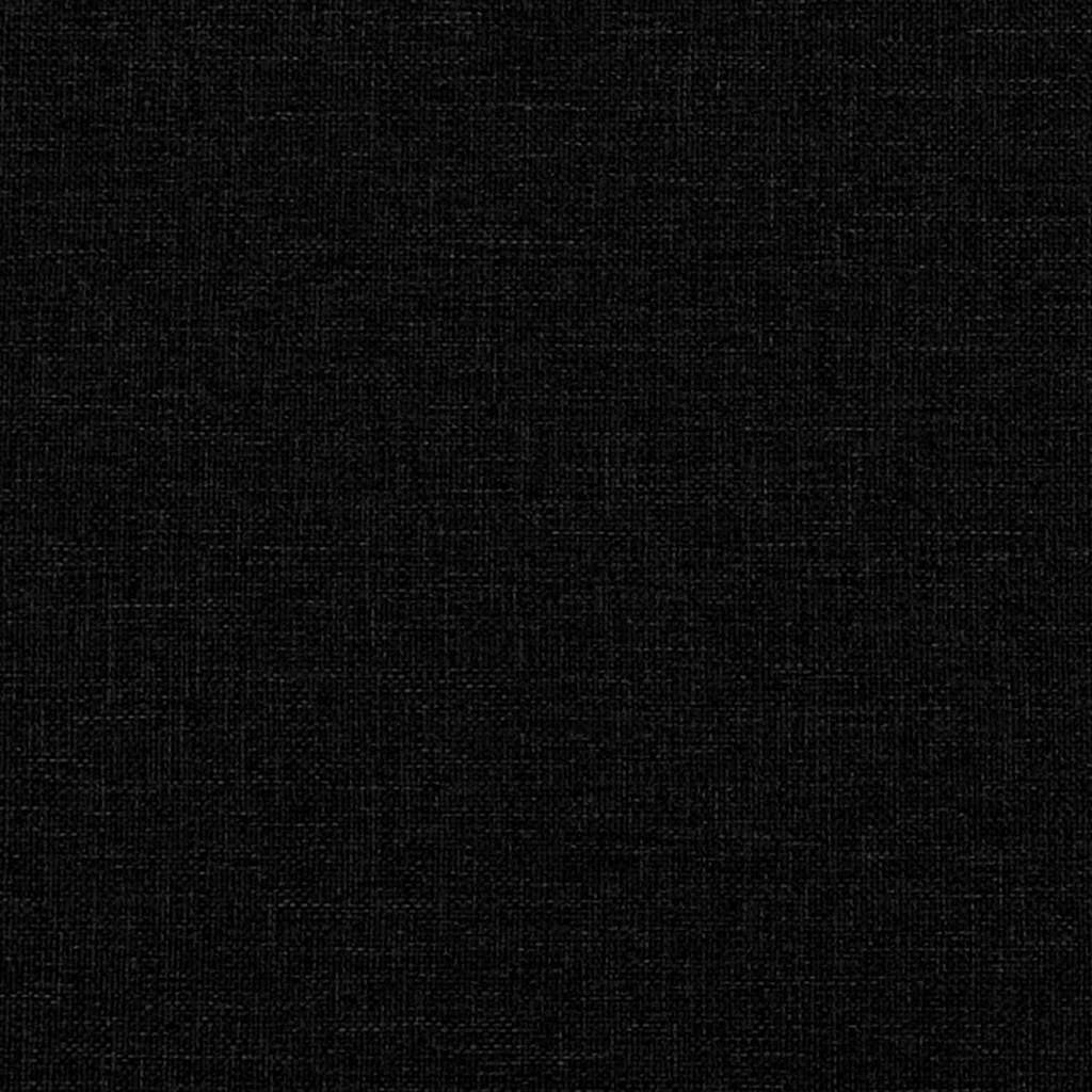 2-Seater Sofa Black 63.0"x30.7"x33.1" Fabric