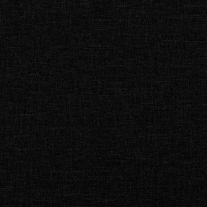2-Seater Sofa Black 63.0"x30.7"x33.1" Fabric
