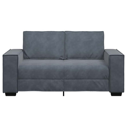 2-Seater Sofa Dark Grey Velvet 47.2 in width Durable