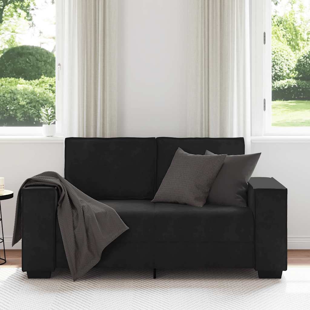 2-seater Sofa Black