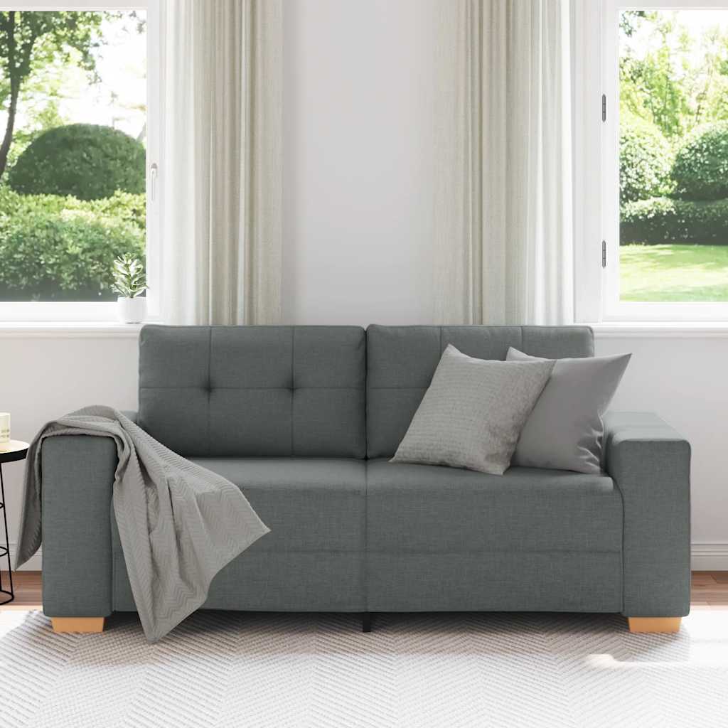 Loveseat Sofa Dark Gray 70.9"x30.3"x32.3" Fabric