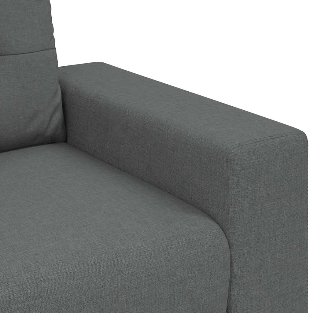 Loveseat Sofa Dark Gray 70.9"x30.3"x32.3" Fabric