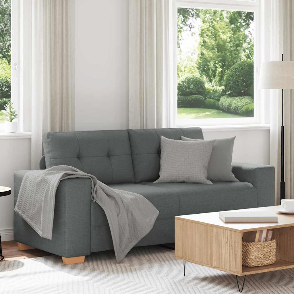 Loveseat Sofa Dark Gray 70.9"x30.3"x32.3" Fabric