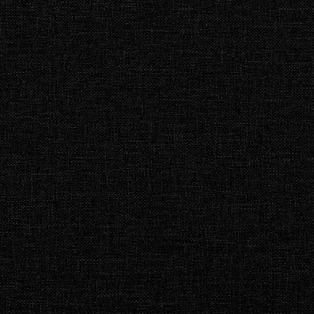 3-Seater Sofa Black 86.6x30.7x31.5" Fabric